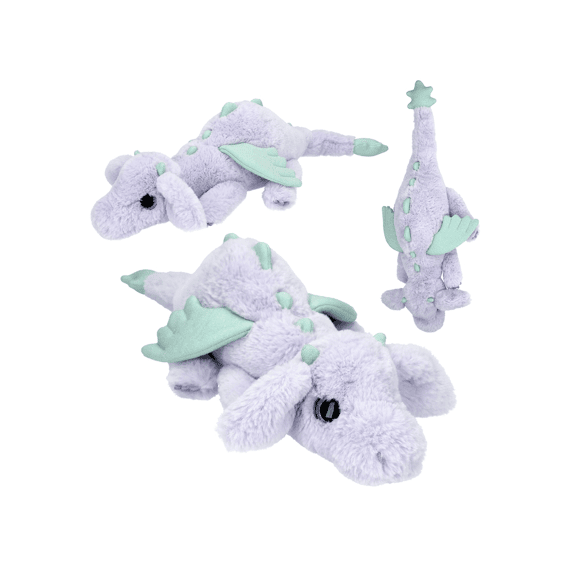 Snukis Knuffel Draak Lila