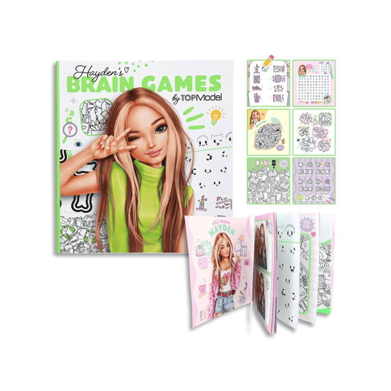 Topmodel Spelletjesboek Haydens Brain Games Club
