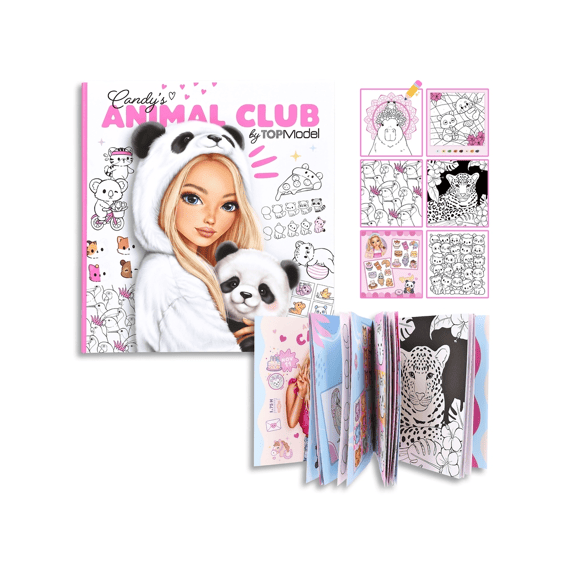 Topmodel Kleurboek Candys Animal Club