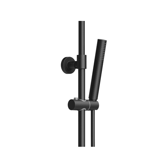 Aloni Optima Rondo Regendoucheset - Thermostatisch - Opbouw - Mat Zwart