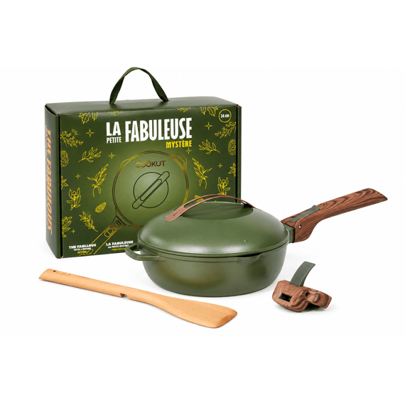 Cookut La Fabuleuse The Mystery Pan 28cm Cadeauset Groen