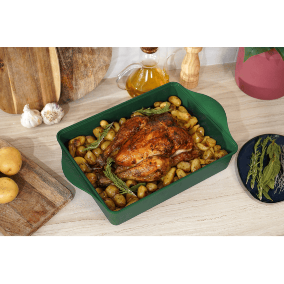Cookut Le Formidable Ovenschotel Verstelbaar 43x27x10cm Groen