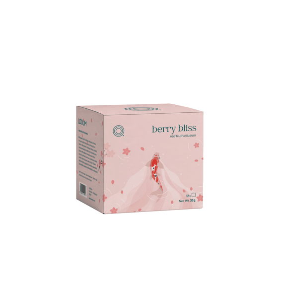 Looom Berry Bliss Red Fruit Infusion Thee 12 Zakjes