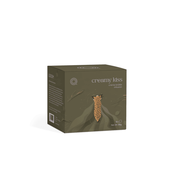 Looom Creamy Kiss Rooibos Crème Brûlée Infusion Thee 12 Zakjes
