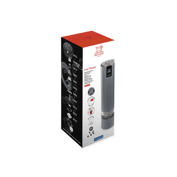 Peugeot Line Sense U-select Elektrische Pepermolen 20cm Carbon