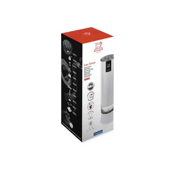Peugeot Line Sense U-select Elektrische Zoutmolen 20cm Aluminium