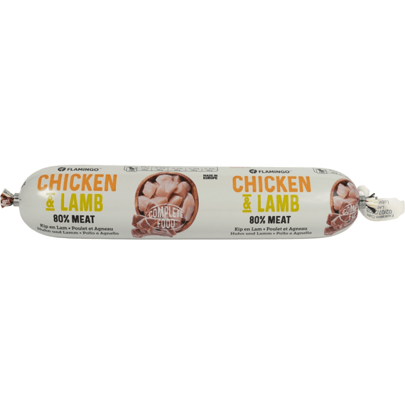 Flamingo Worst Kip Met Lam 400g