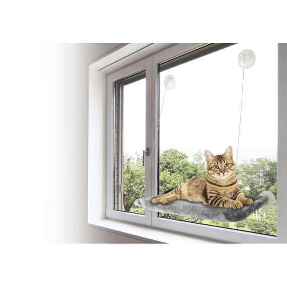 Raamhangmat Chill Rechthoekig Grijs 55x32x3cm