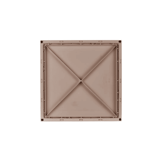 Curver Kaya Opbergmand Cube 19l Warm Taupe 280x280x280mm