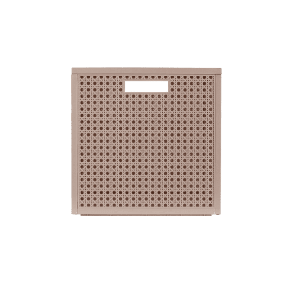 Curver Kaya Opbergmand Cube 19l Warm Taupe 280x280x280mm