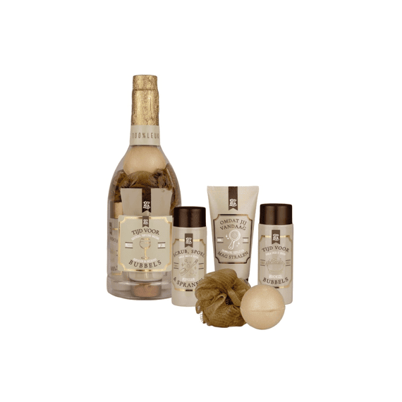 100% Leuk Cadeaupakket Tijd Voor Bubbels