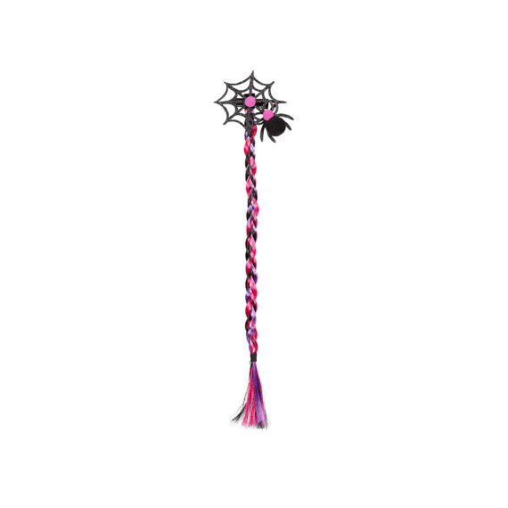 Souza Haarclip Met Vlecht Spider Zwart Roze
