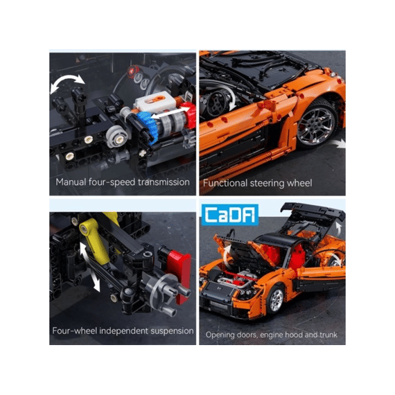 Cada Master Series Bouwset 3305 Stuks R/c Mazda Rx7 1:8