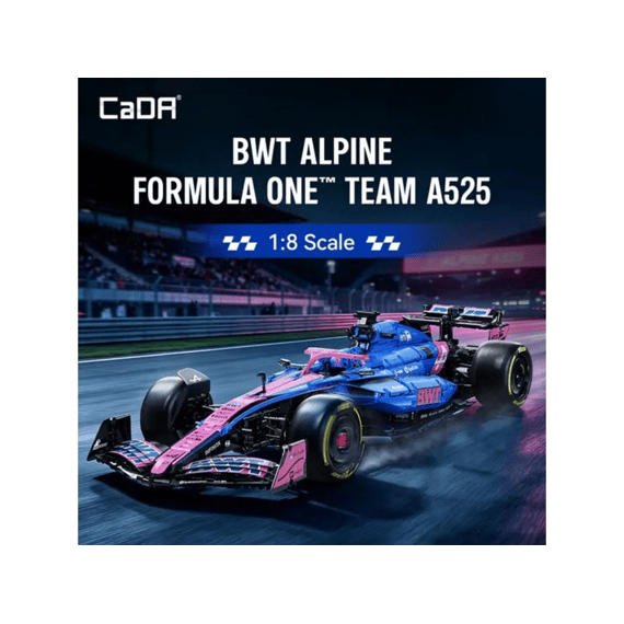 Cada Car Series Bouwset 2173 Stuks Bwt Alpine F1 1:8
