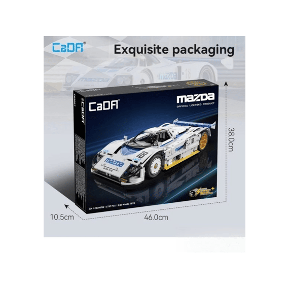 Cada Car Series Bouwset 1797 Stuks Mazda 787b 1:10