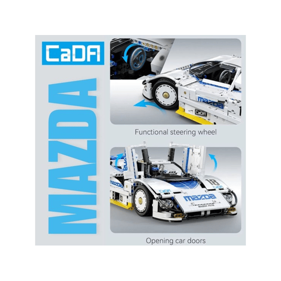 Cada Car Series Bouwset 1797 Stuks Mazda 787b 1:10