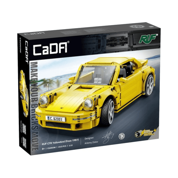 Cada Car Series Bouwset 1515 Stuks Ruf Ctr 2017 Yellowbird 1:12