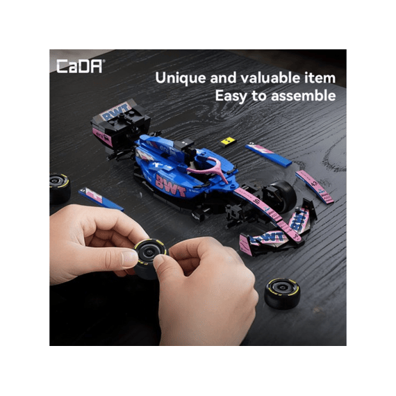 Cada Car Series Bouwset 300 Stuks Bwt Alpine F1 1:24