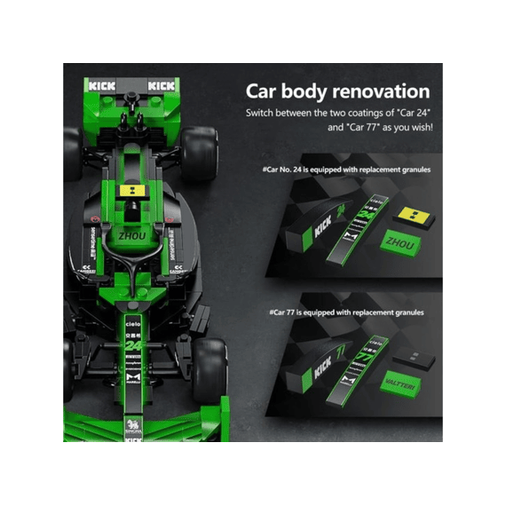 Cada Car Series Bouwset 314 Stuks Kick Sauber F1 1:24