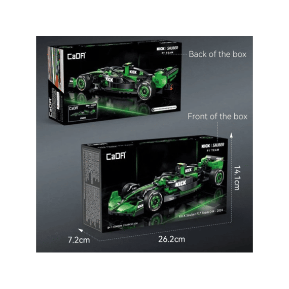 Cada Car Series Bouwset 314 Stuks Kick Sauber F1 1:24