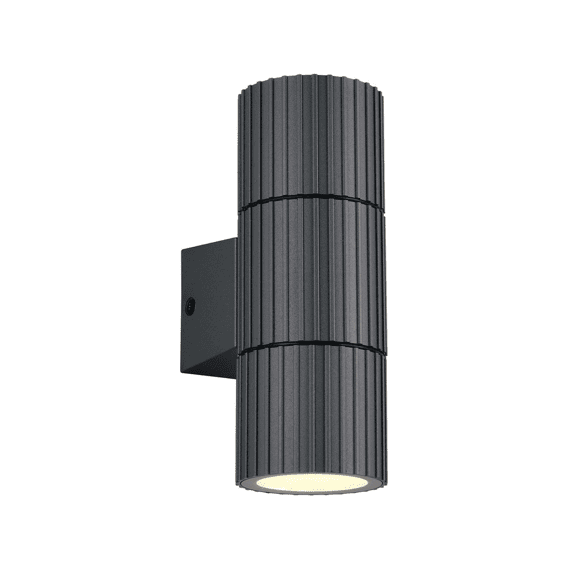 Trio Wandlamp Parana Gegoten Aluminium Antraciet
