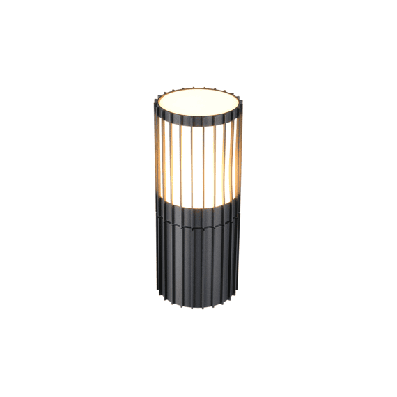 Trio Wandlamp Volga Gegoten Aluminium Antraciet