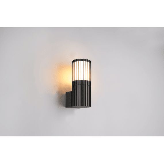 Trio Wandlamp Volga Gegoten Aluminium Antraciet