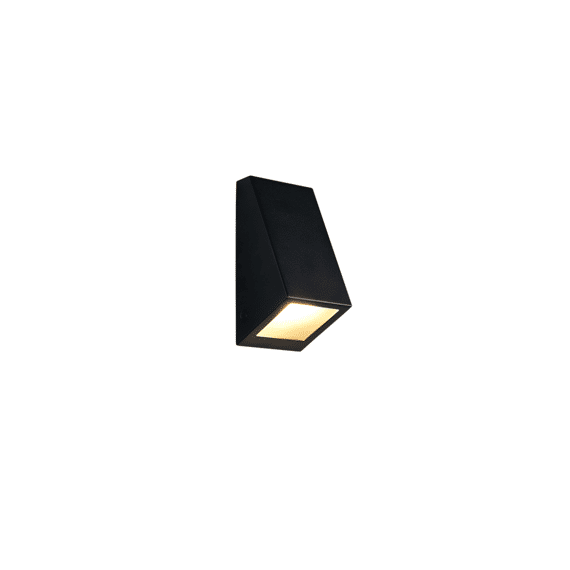 Rl Wandlamp Braga Metaal Mat Zwart