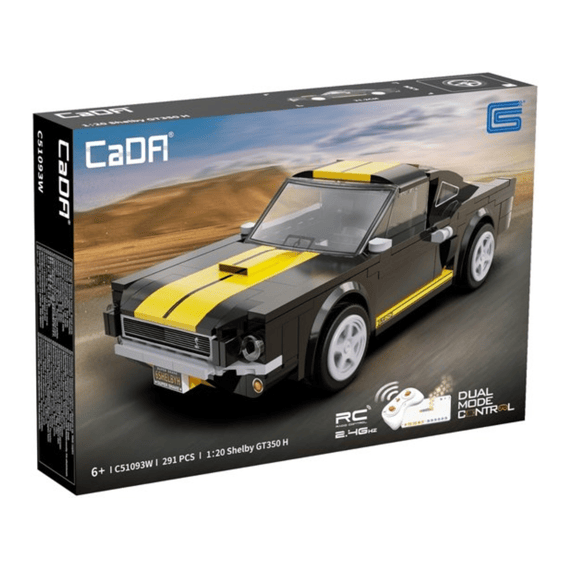 Cada Car Series Bouwset 292 Stuks Smart Chassis Shelby Gt350 1:20