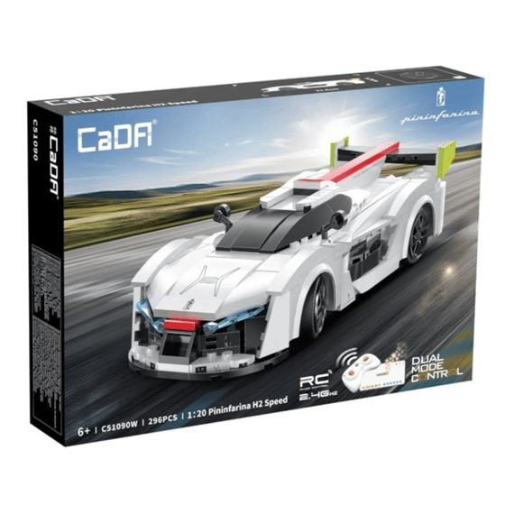 Cada Car Series Bouwset 296 Stuks Smart Chassis Pininfarina H2 Speed 1:20