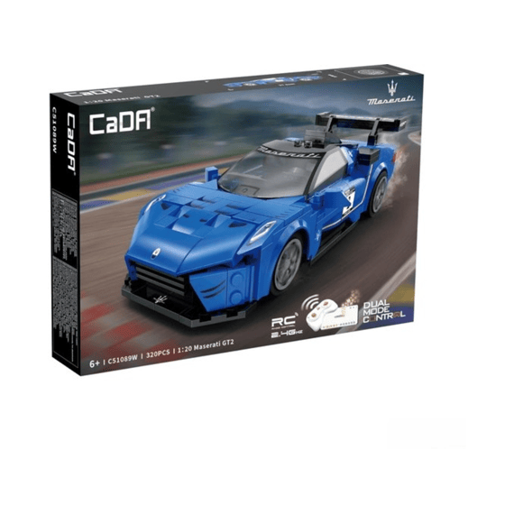 Cada Car Series Bouwset 320 Stuks Smart Chassis Maserati Gt2 1:20