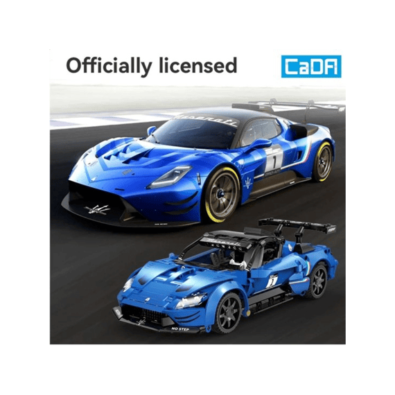 Cada Car Series Bouwset 549 Stuks Sportscar Chassis Maserati Gt2 1:14