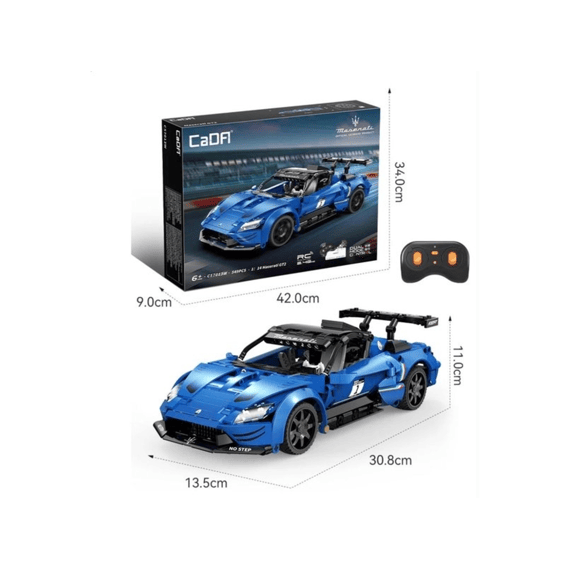 Cada Car Series Bouwset 549 Stuks Sportscar Chassis Maserati Gt2 1:14