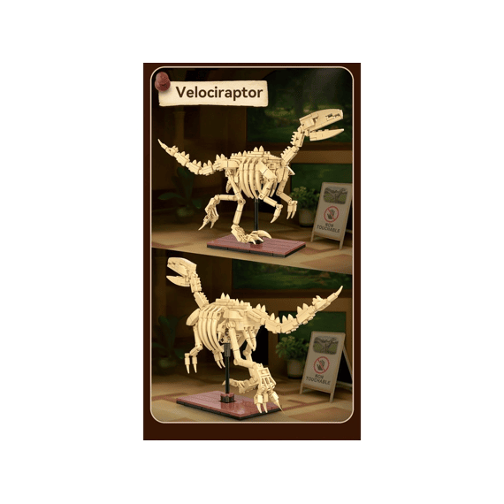 Cada Creative Series Bouwset 297 Stuks Dinosaurus Fossiel Stegosaurus