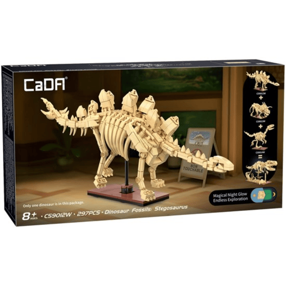 Cada Creative Series Bouwset 297 Stuks Dinosaurus Fossiel Stegosaurus