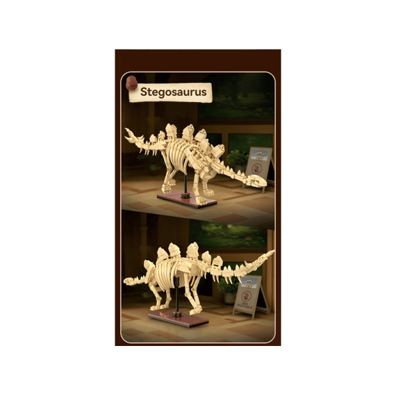 Cada Creative Series Bouwset 256 Stuks Dinosaurus Fossiel Velociraptor