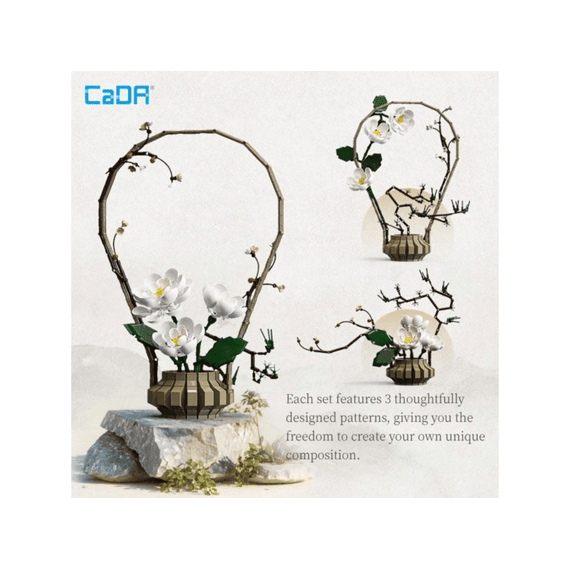 Cada Flower Series Bouwset 990 Stuks Winter Silence
