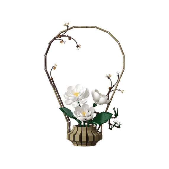 Cada Flower Series Bouwset 990 Stuks Winter Silence