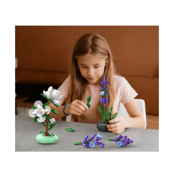 Cada Flower Series Bouwset 205 Stuks Lavendel In Pot