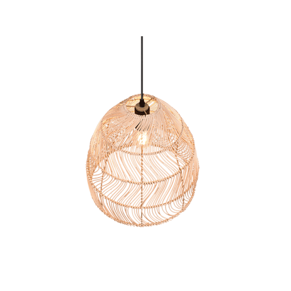 Rl Hanglamp Rike Rotan Vlechtwerk Natuurlijke Afwerking