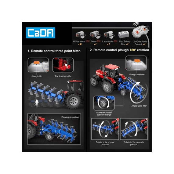 Cada Master Series 1675 Stuks Farm Tractor 1:17