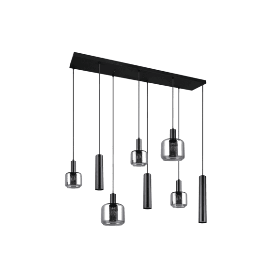 Trio Hanglamp Mataro Metaal Mat Zwart