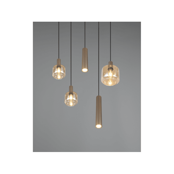Trio Hanglamp Mataro Metaal Warm Beige