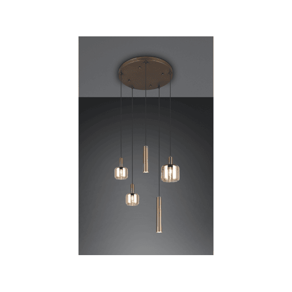 Trio Hanglamp Mataro Metaal Warm Beige