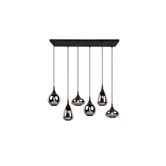 Trio Hanglamp Lumina Metaal Mat Zwart