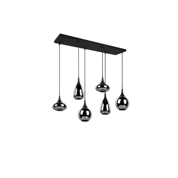 Trio Hanglamp Lumina Metaal Mat Zwart