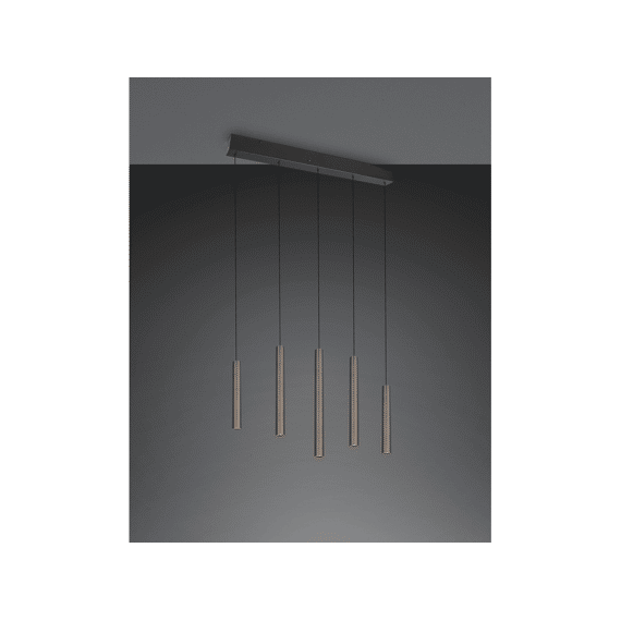 Trio Hanglamp Arimato Metaal Platina