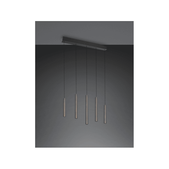 Trio Hanglamp Arimato Metaal Platina