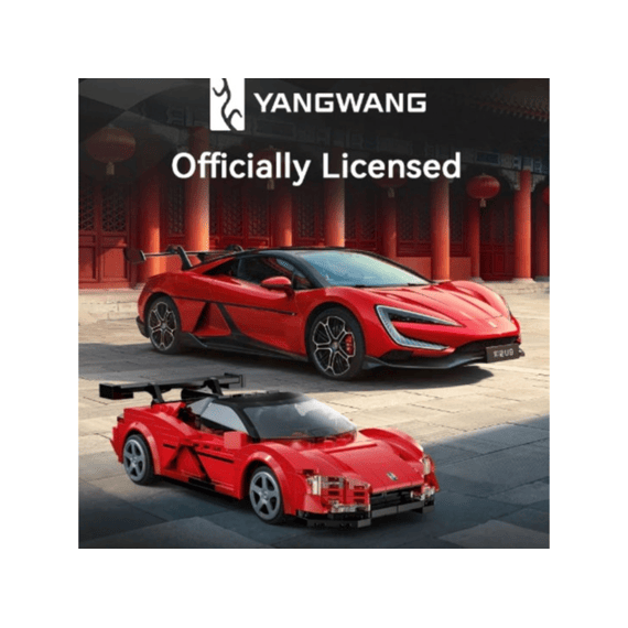 Cada Car Series Bouwset 299 Stuks Smart Chassis Byd Yangwang U9 1:20