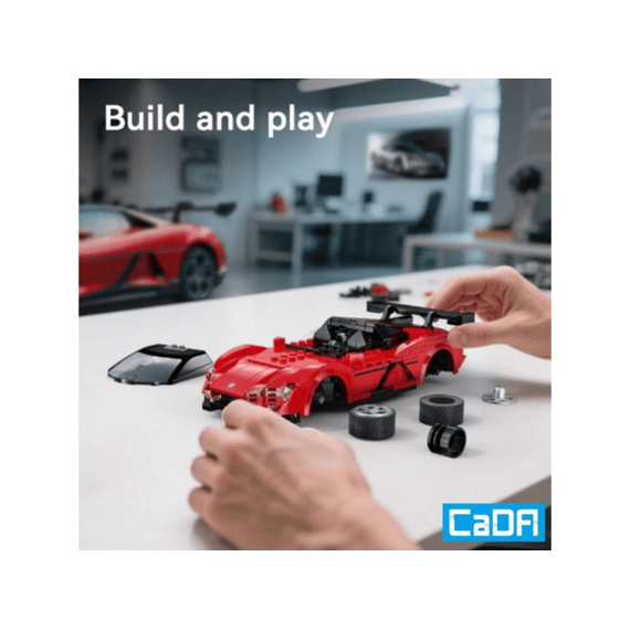 Cada Car Series Bouwset 299 Stuks Smart Chassis Byd Yangwang U9 1:20